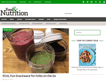 Tablet Screenshot of foodandnutrition.org