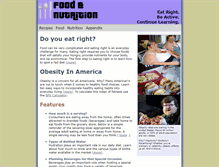 Tablet Screenshot of foodandnutrition.com